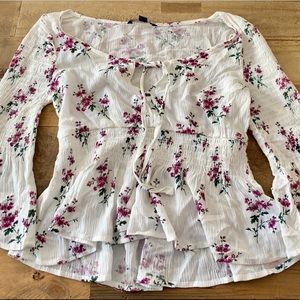 AE LIGHT LONG-SLEEVE BLOUSS